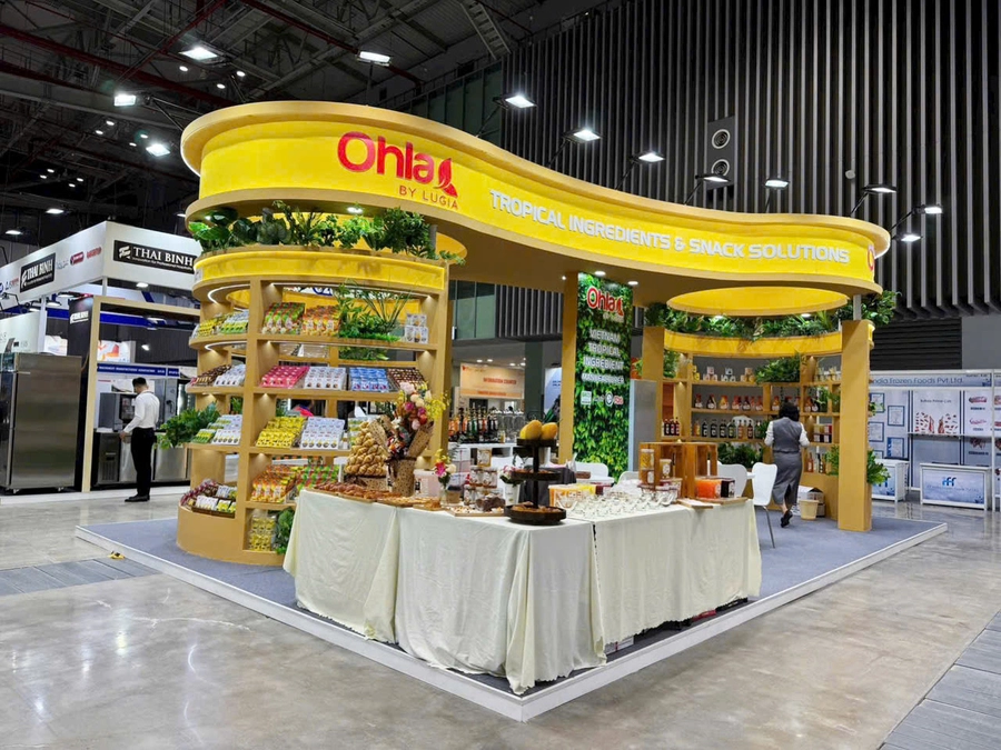 Thiết kế và thi công gian hàng Barasil, Miratog, Ohla Lương Gia, Tân Nhất Hương, HMA tại Triển lãm Food & Hotel 2026