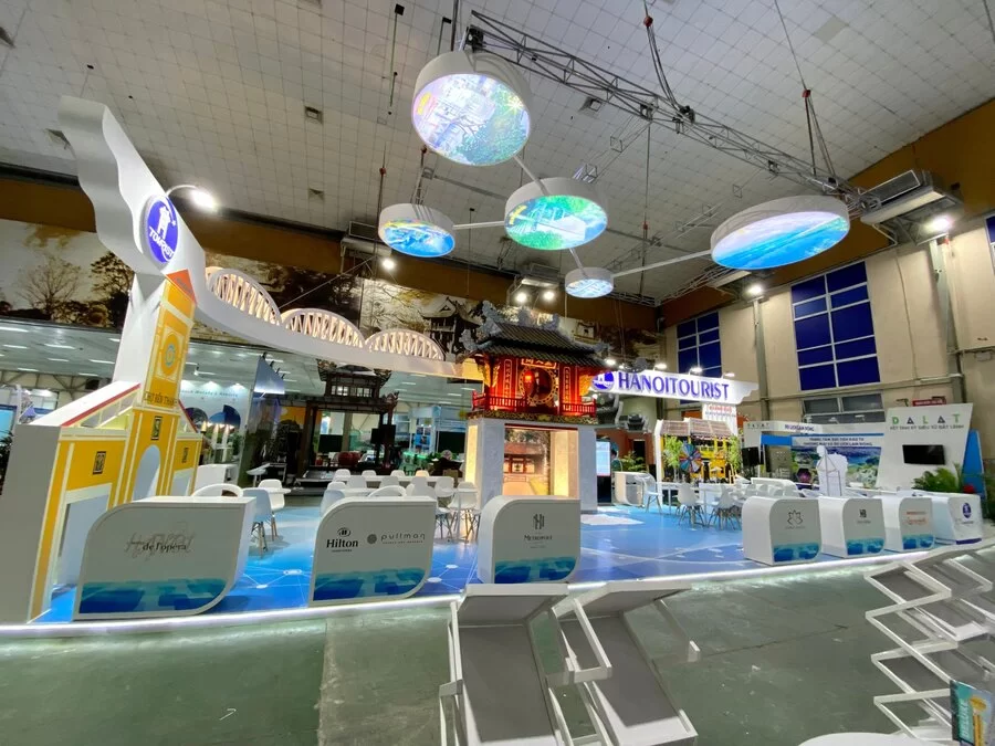 Thiết kế thi công gian hàng Hanoi Tourist ở triển lãm VITM 2022