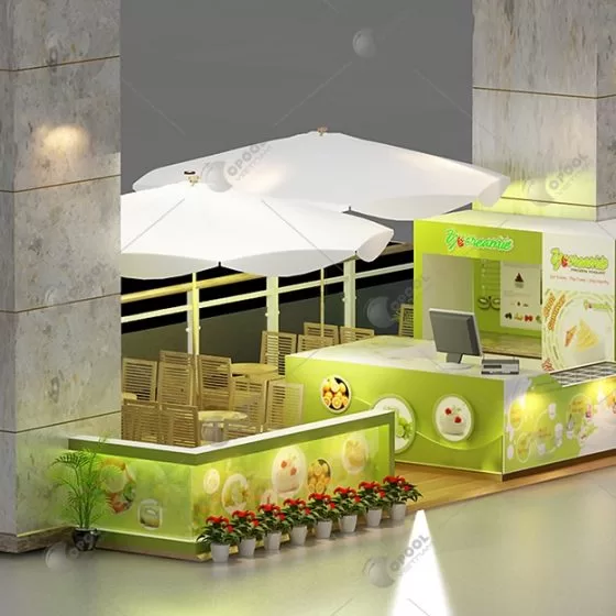 Thi công showroom Yocreamie